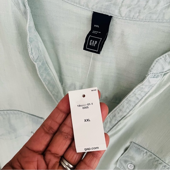 Gap Chambray Utility Dress NWT Size XXL - Picture 3 of 5